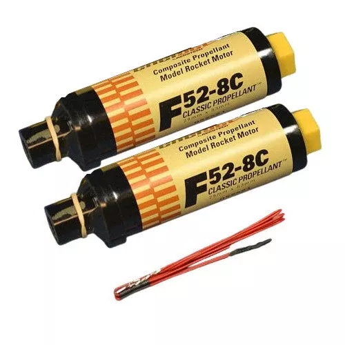 Enerjet Aerotech 65214 F52-8C Mid Power Rocket Motor (2 Pack)