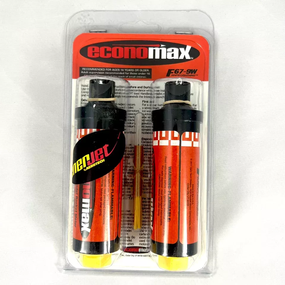 Enerjet Aerotech 66709 F67-9W Mid Power Rocket Motor (2 Pack)