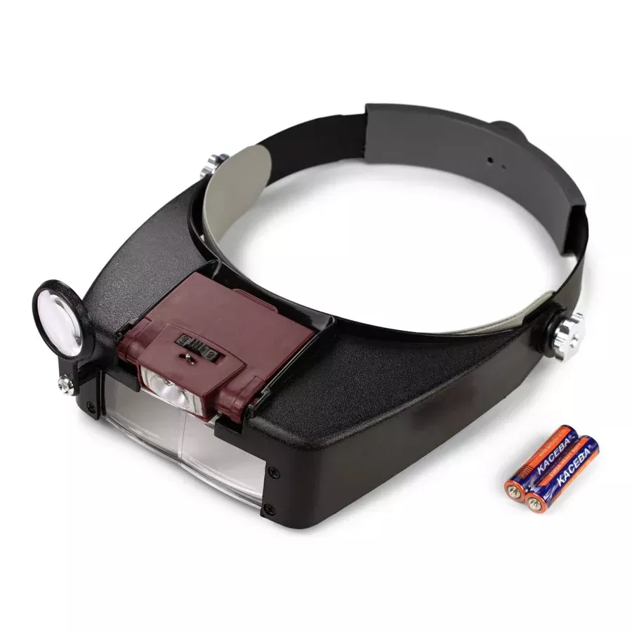Enkay 2968 Adjustable LED Lighted Magnifying Visor