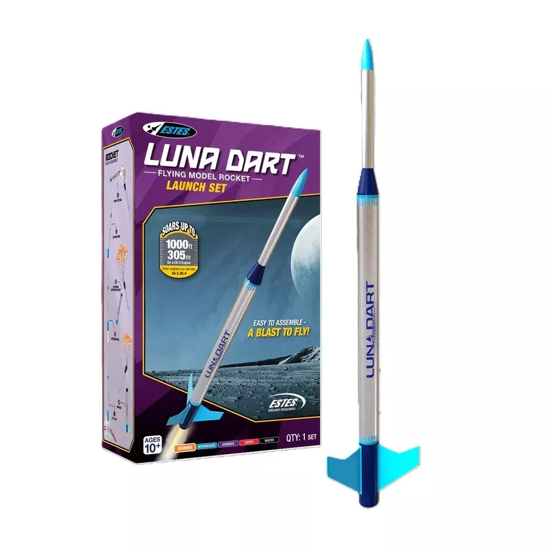 ESTES 3236 RTF Luna Dart Model Rocket Launch Set