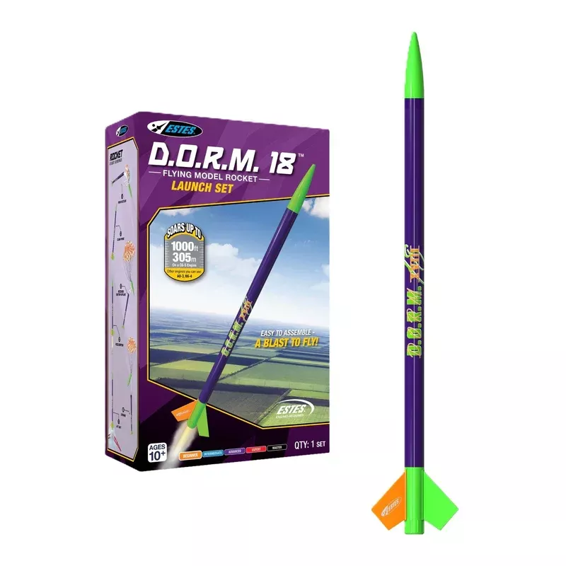 ESTES 3237 RTF D.O.R.M. 18 Model Rocket Launch Set