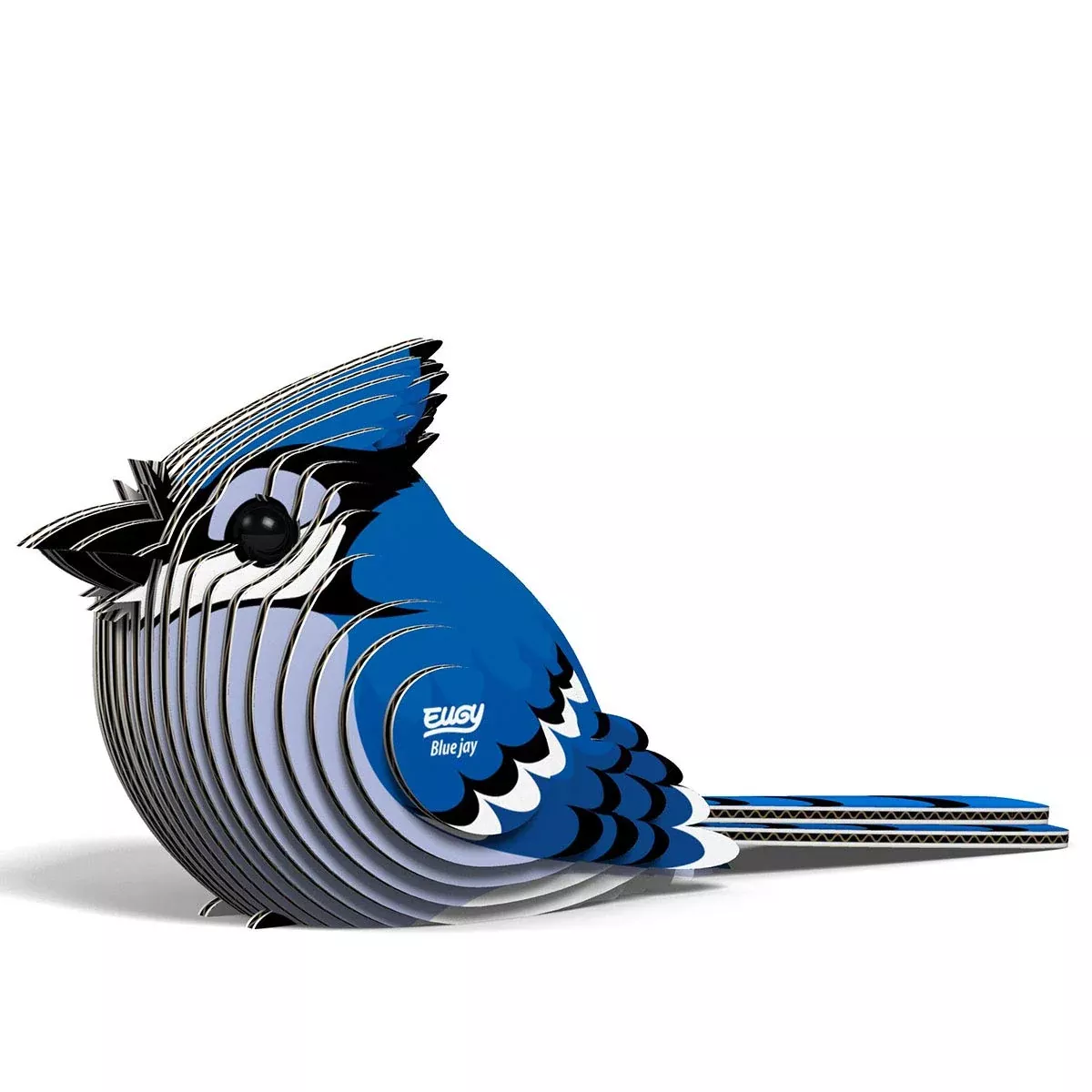 EUGY 3D Puzzle Blue Jay - 26 Piece Eco-Friendly Educational Toy for Ki