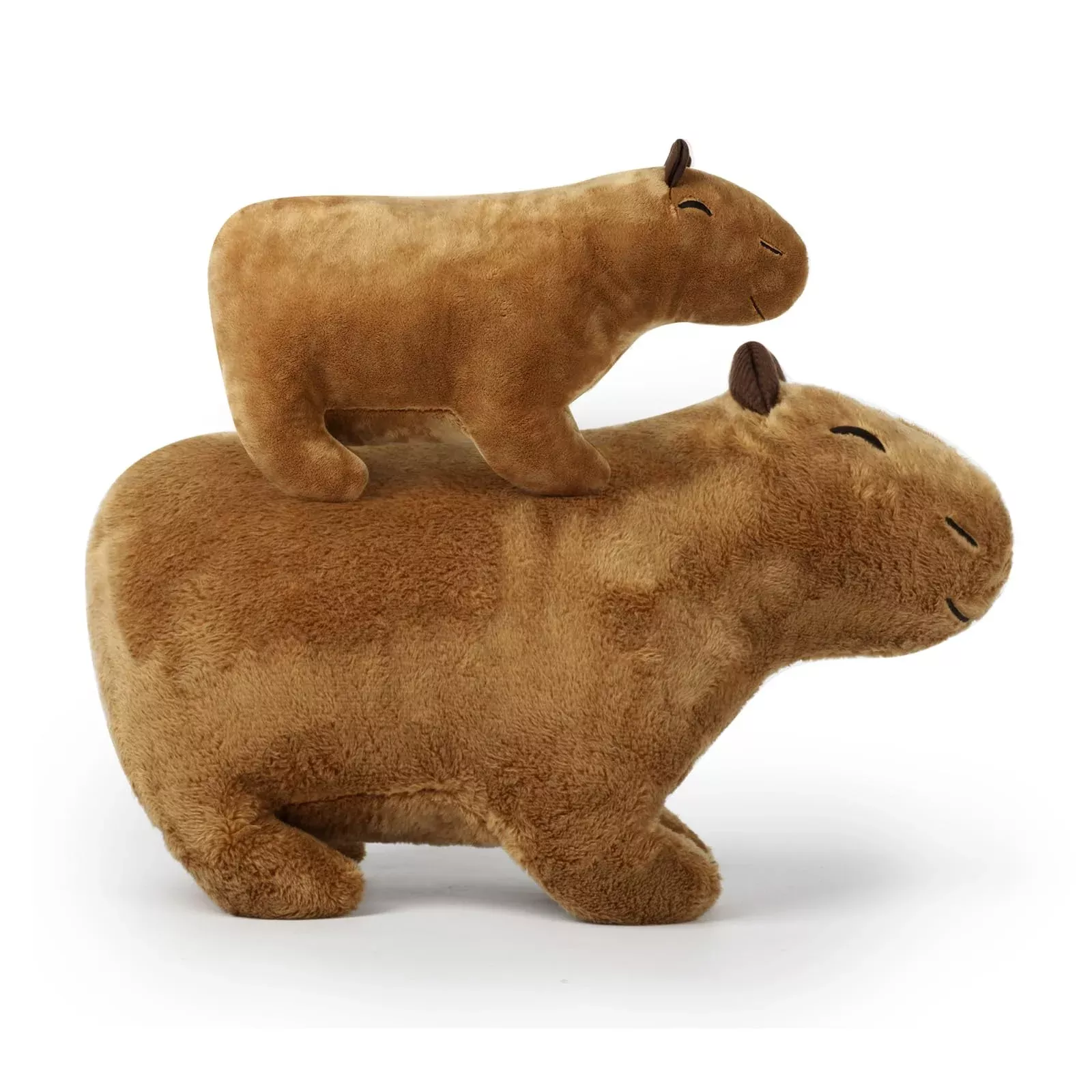 Evolveover Capybara Stuffed Animal,2Pcs Stuffed Capybara Plush Toy,Cap