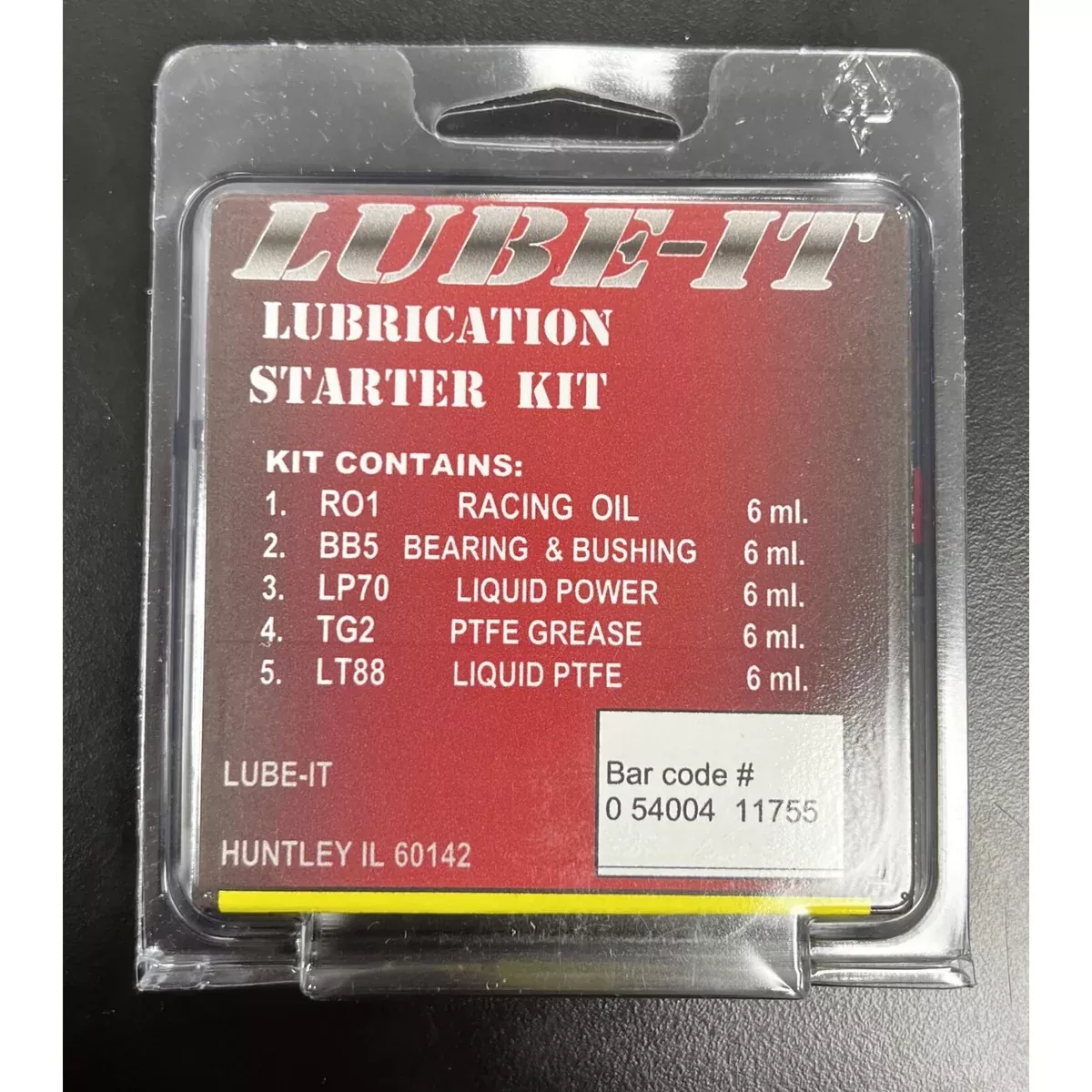 Excelle Lubricants XL 11755 Lube-It Kit 6ml Bottles