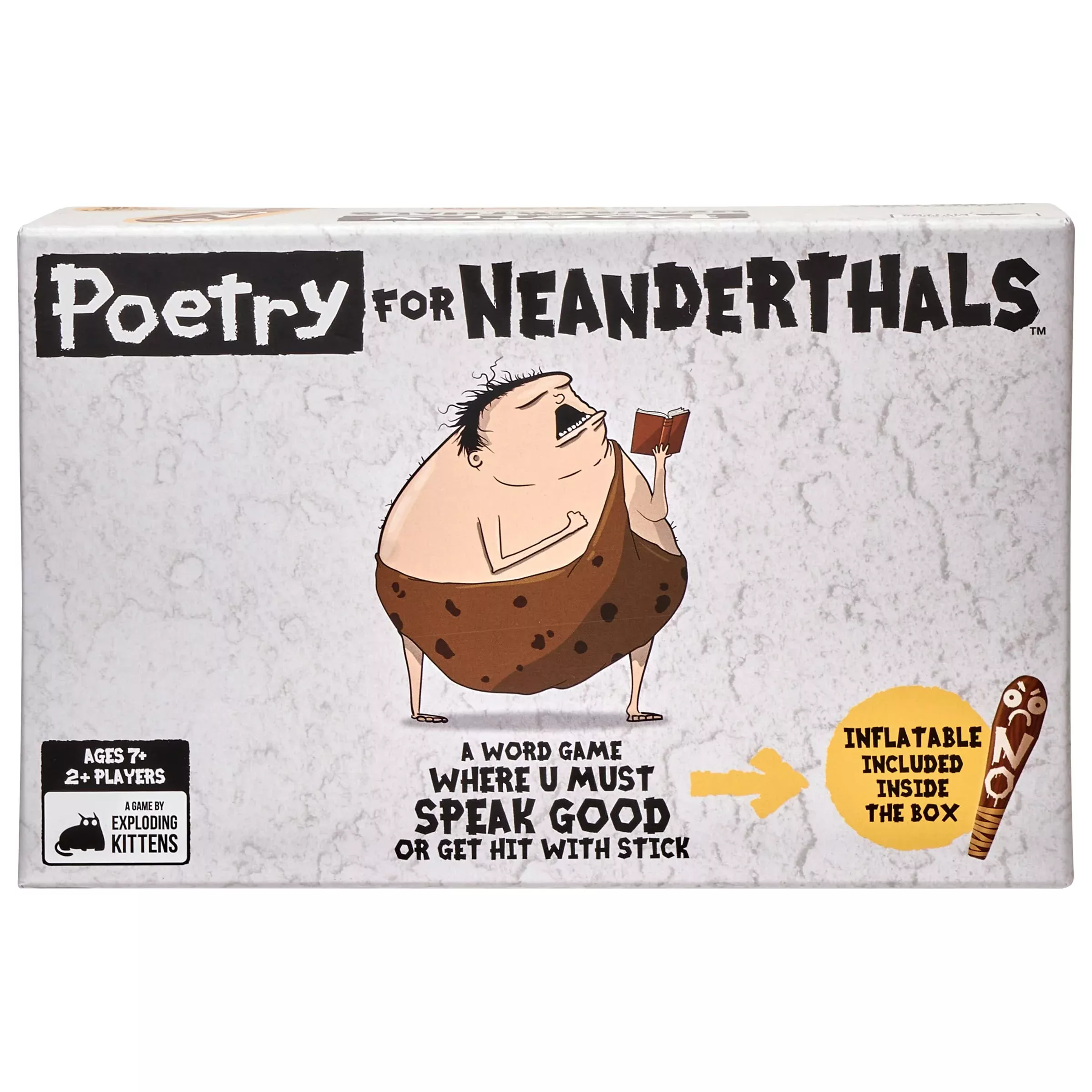 Exploding Kittens Poetry for Neanderthals - Word Guessing Game for 2+