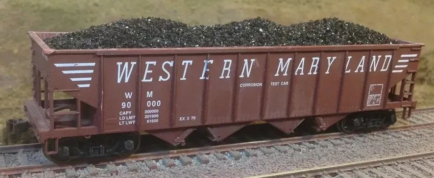 F&N Hobbies 81400 HO Scale Coal Load for Bowser 70 Ton 4 Bay Hopper (2 Pack)