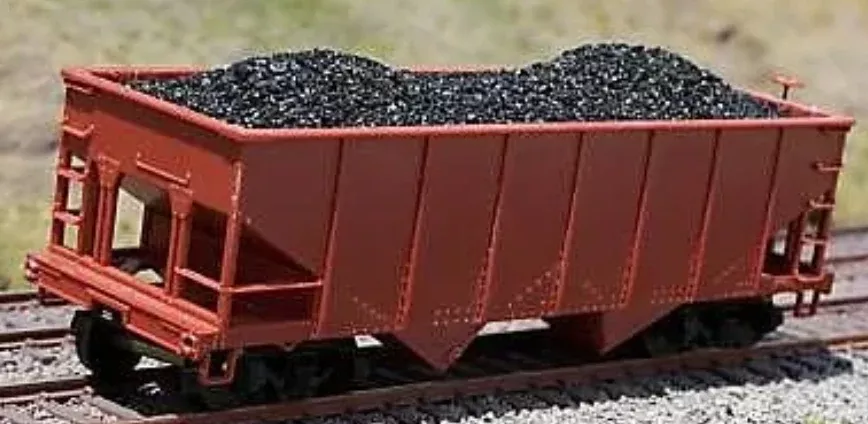 F&N Hobbies 81404 HO Scale Coal Load for Bowser/Stewart 2 Bay Hopper (2 Pack)