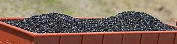 F&N Hobbies 81654 HO Scale Coal Load for Intermountain USRA 2 Bay Hopper Car (2 Pack - Large Gusset)
