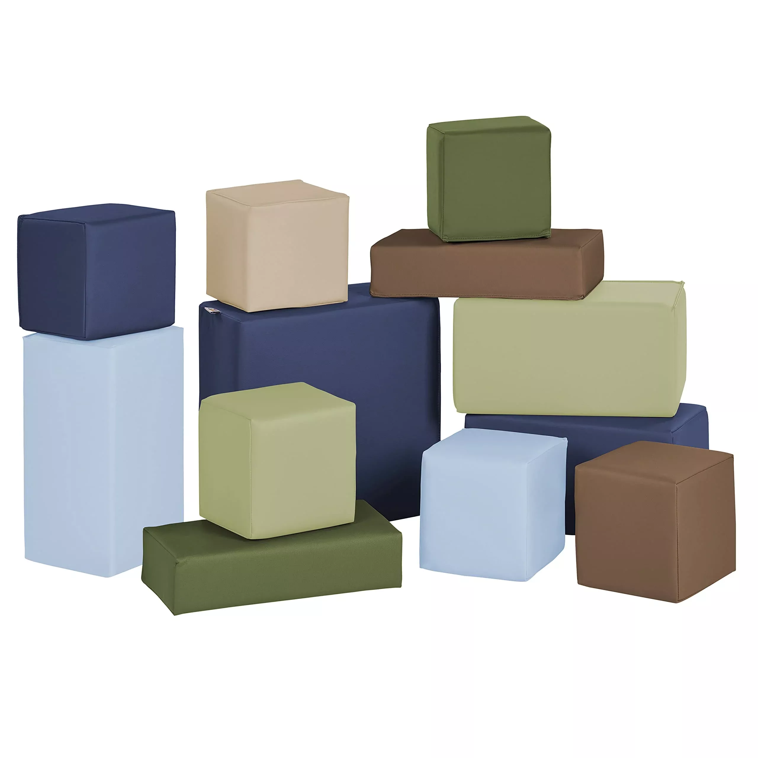 Factory Direct Partners 10417-Et Softscape Stack-A-Block Big Foam Cons