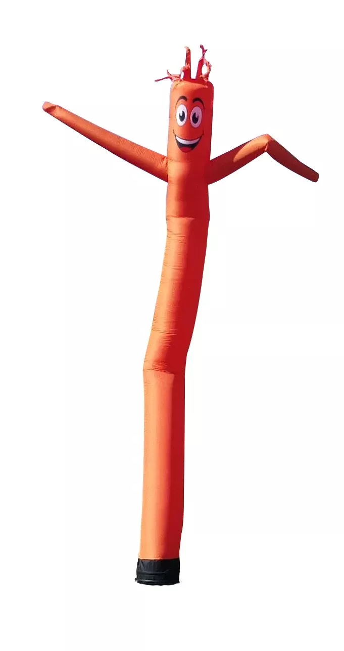 FFN 18ft Orange Inflatable Tube Man for Air Blower, Replacement Body