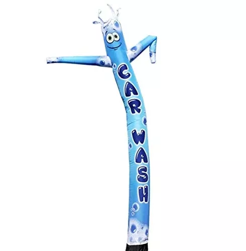 FFN Inflatable Tube Man 20FT Body Only Sky Blue for Car Wash