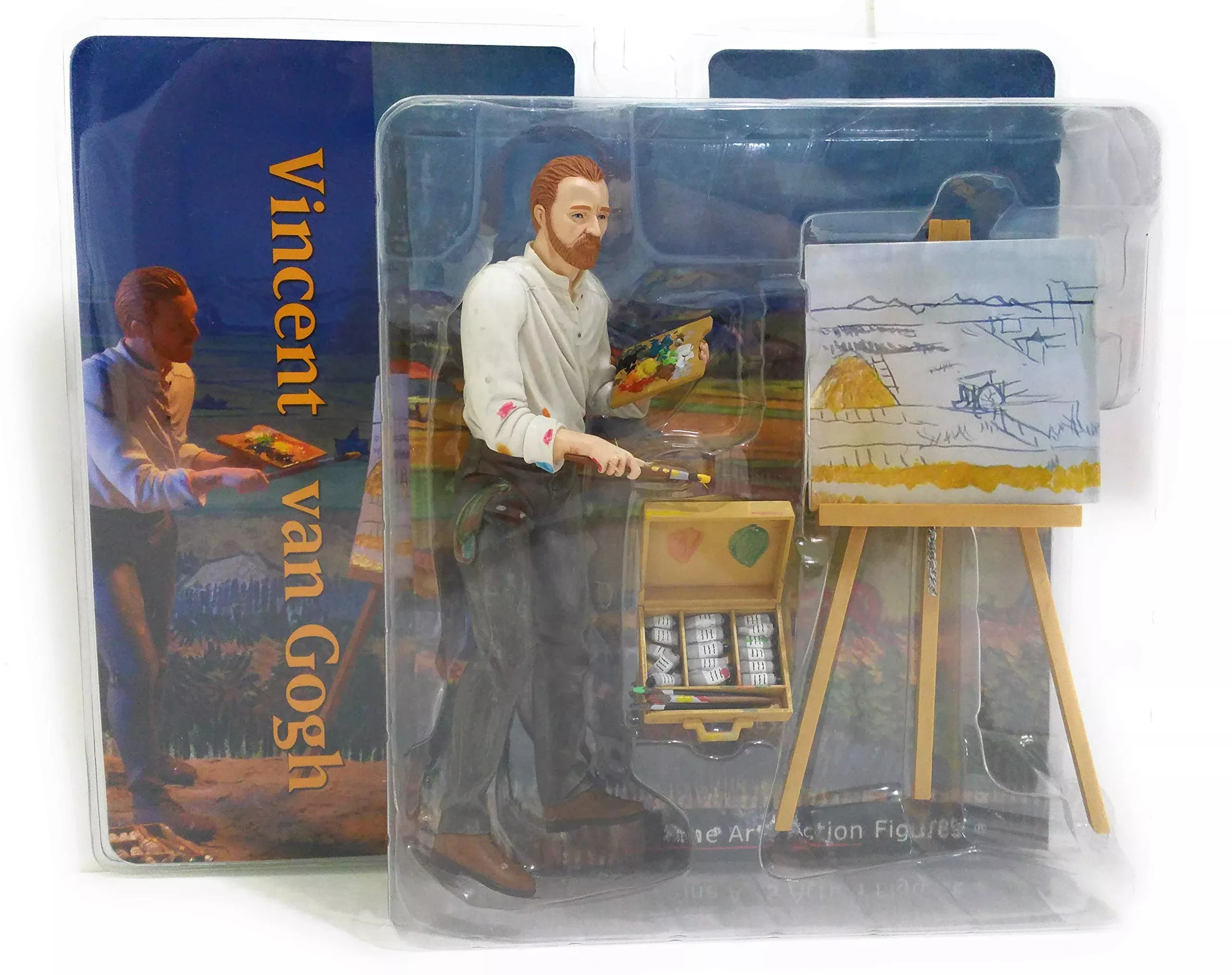 Fine Arts Action Figures Van Gogh Set with Easel and Art Box