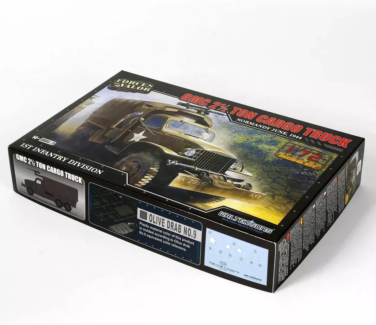 Forces of Valor 873006A 1/72US GMC 2.5 Ton Cargo Truck Model Kit