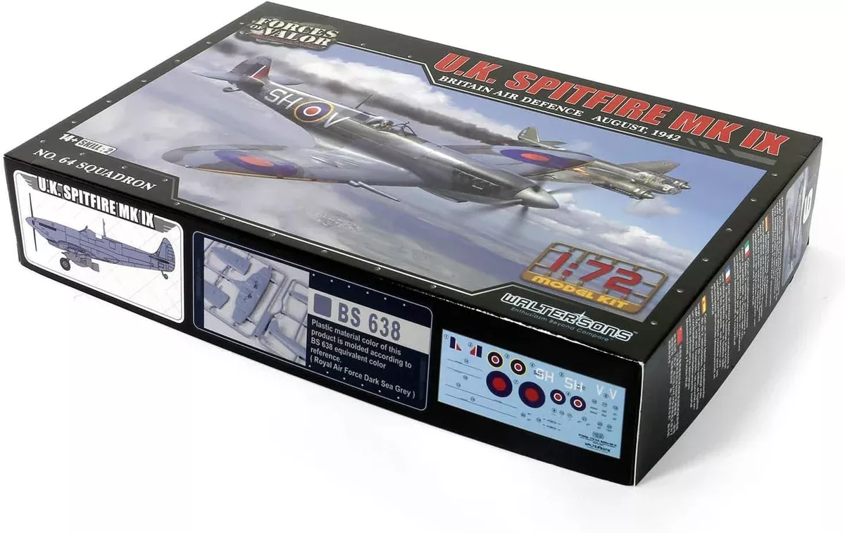 Forces of Valor 873009A 1/72 British Spitfire MK. IX Model Airplane Kit