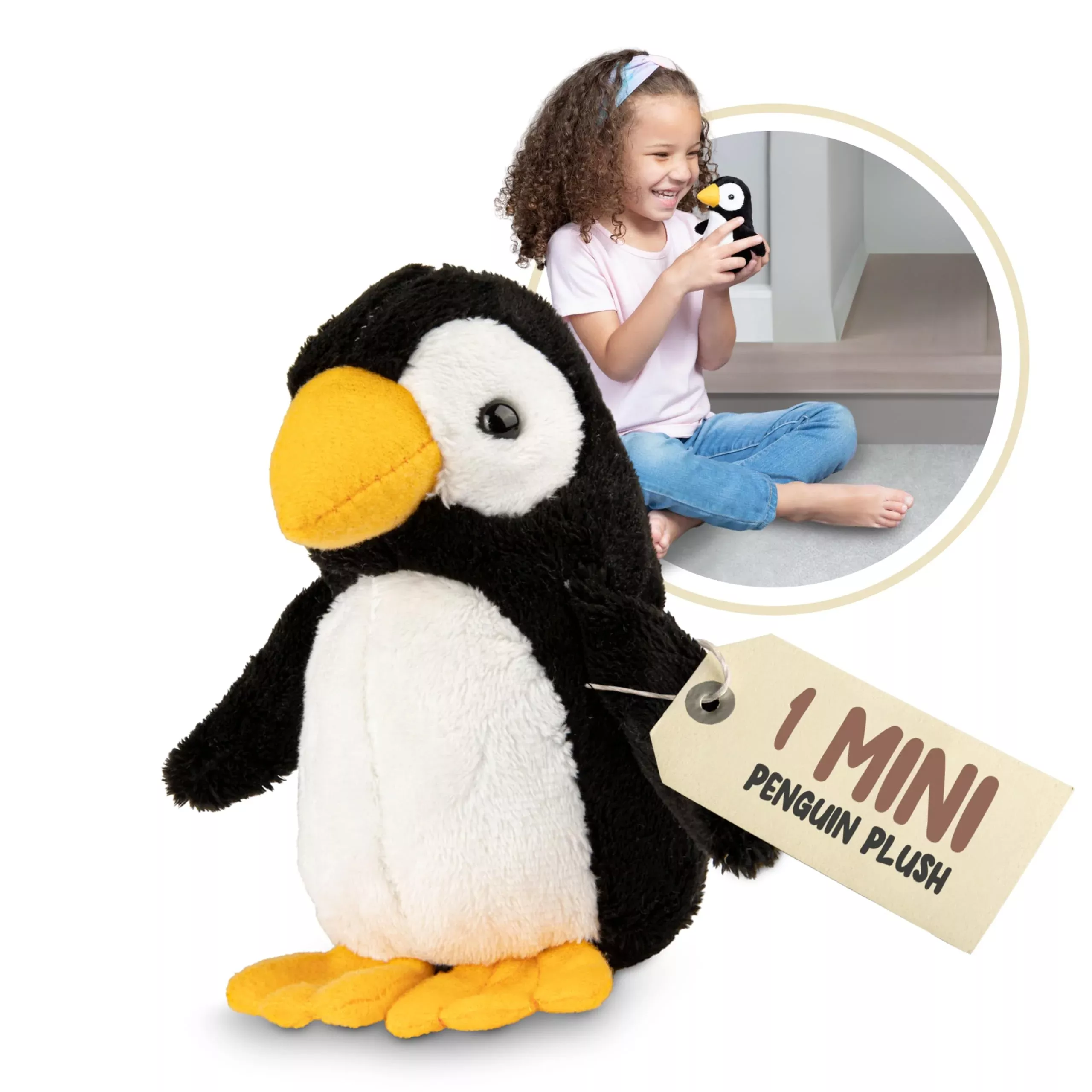 Forest & Twelfth Stuffed Baby Penguin, Single Mini Stuffed Animal Plus