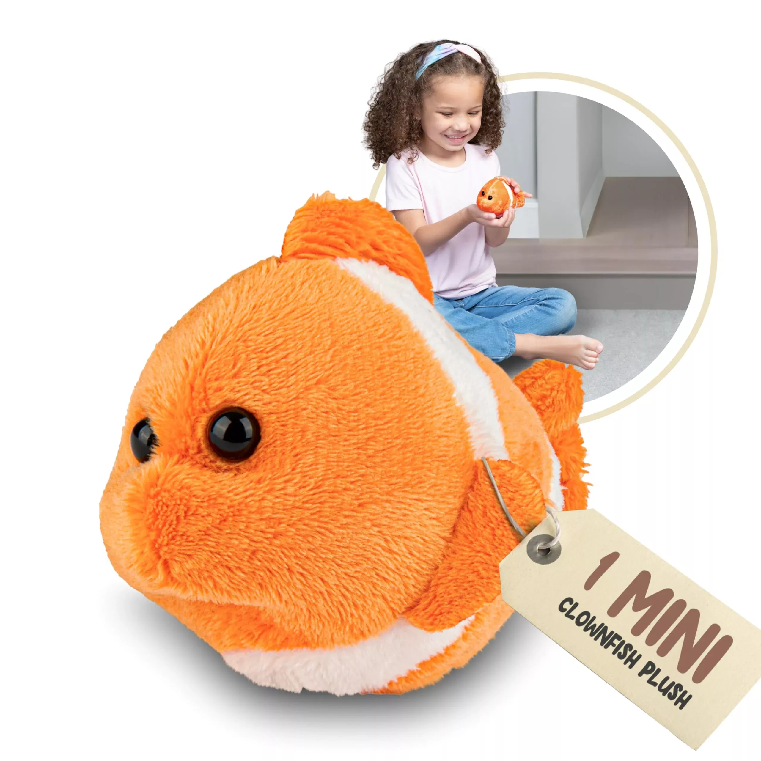Forest & Twelfth Stuffed Clownfish, Single Mini Stuffed Animal Plush T