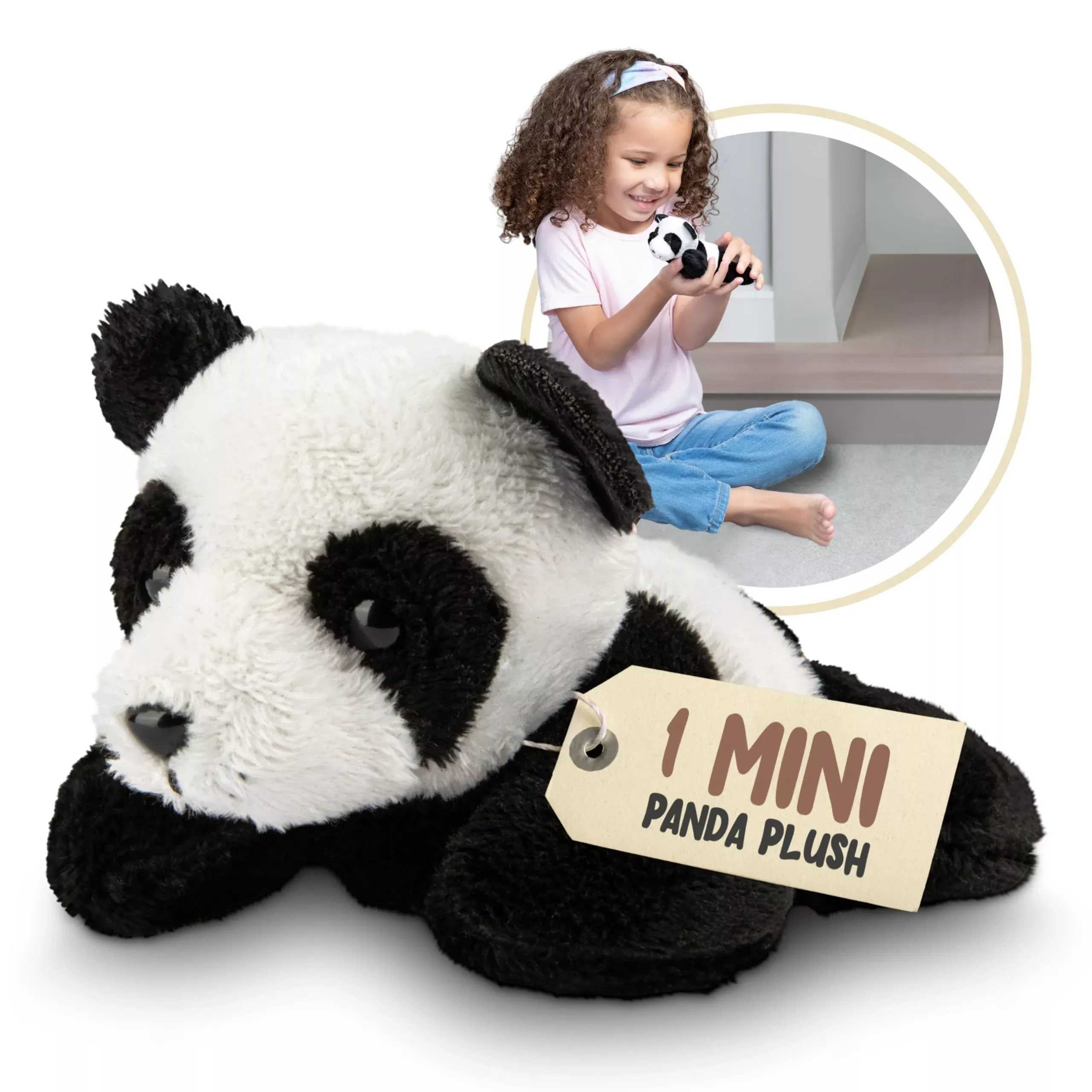 Forest & Twelfth Stuffed Panda, Single Mini Stuffed Animal Plush Toy F