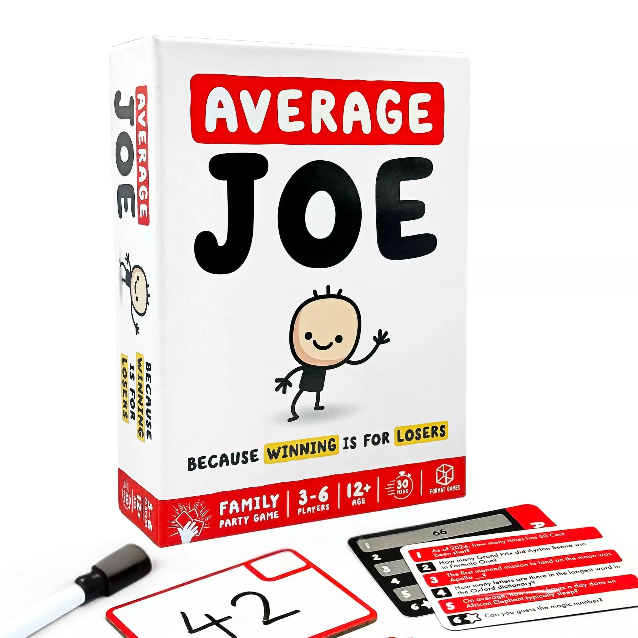 Format Games Average Joe Party Game - Embrace Your Ordinary Side With
