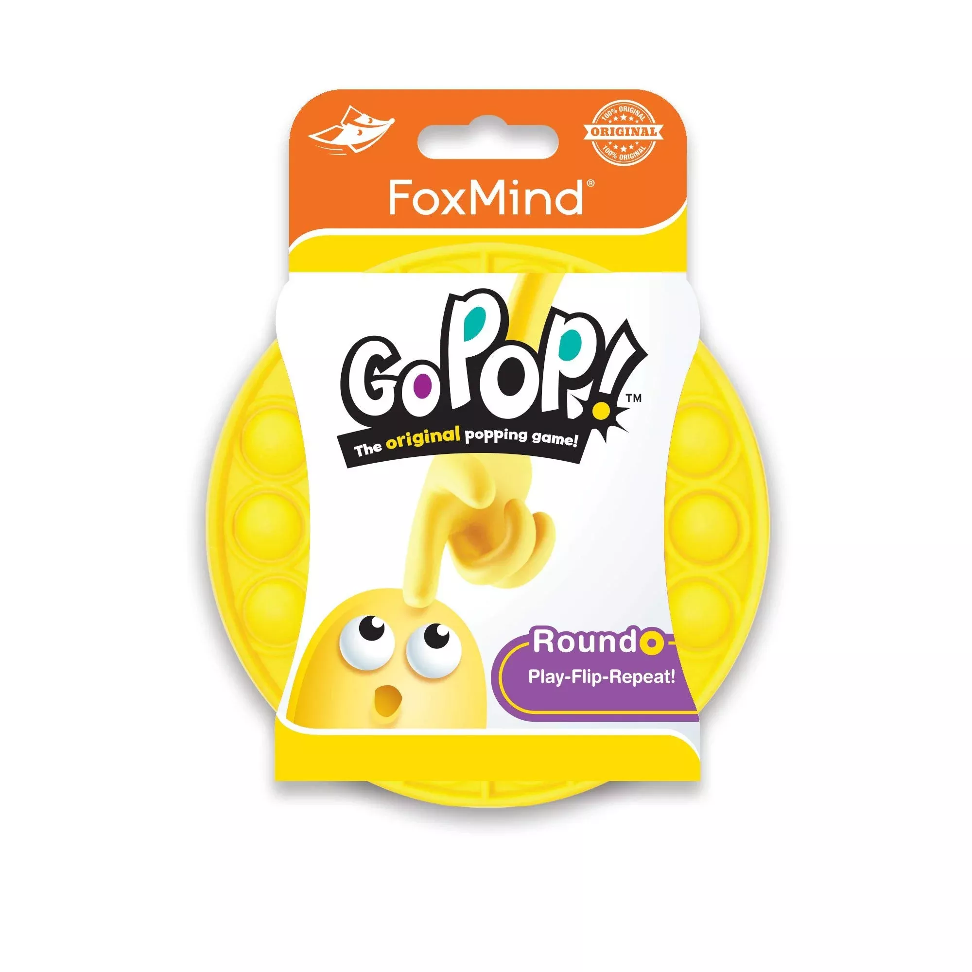 Foxmind, Go Pop! Roundo, The Original And Ingenious Tactile Game. (Yel