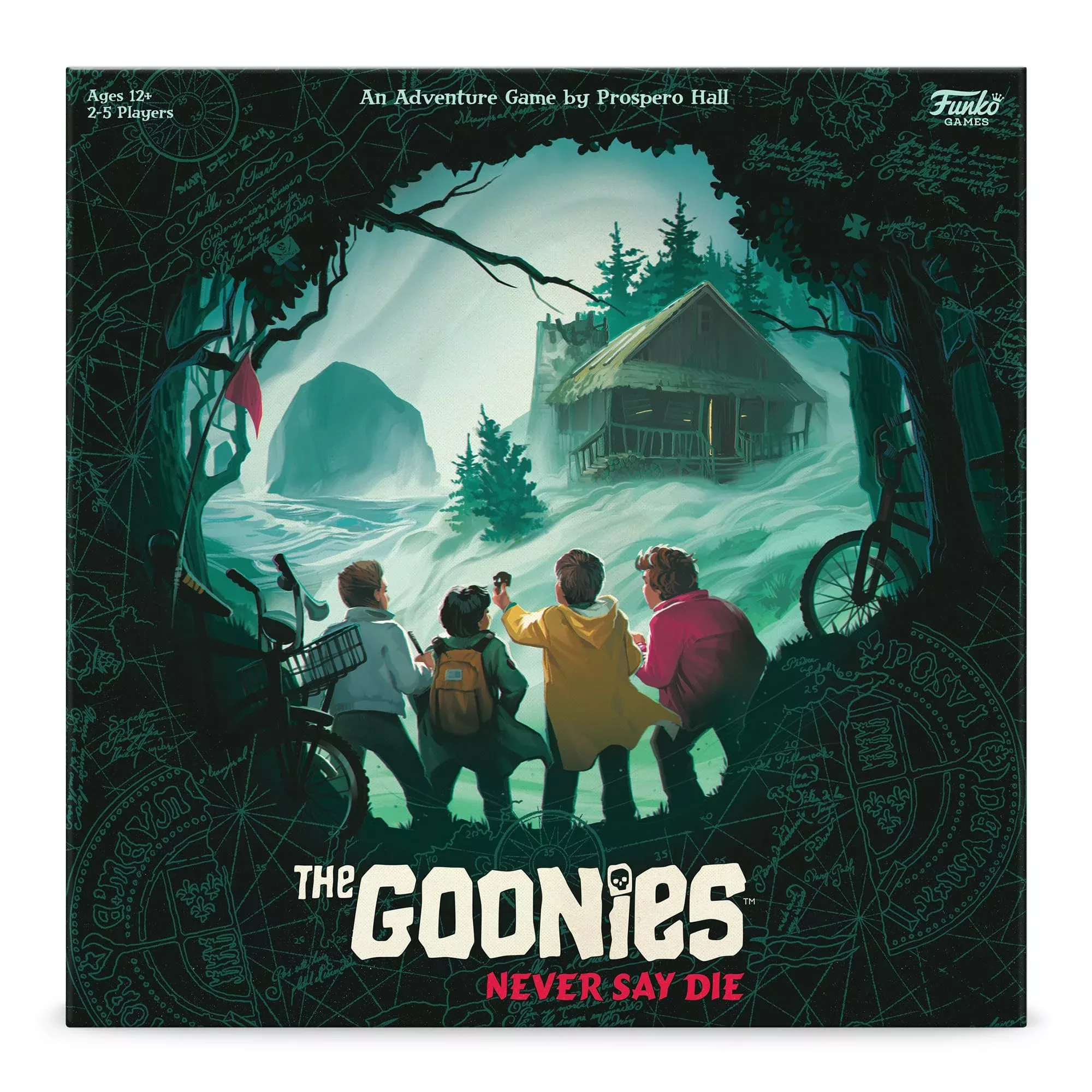FUNKO GAMES Goonies Adventure Board Game 2-5 Players 10.5