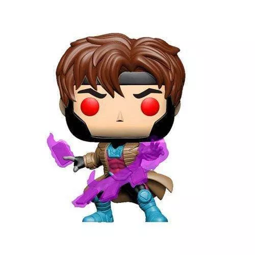 Funko Pop! 553 - X-Men - Gambit Glow-in-the-Dark Bobble Head - EE Exclusive