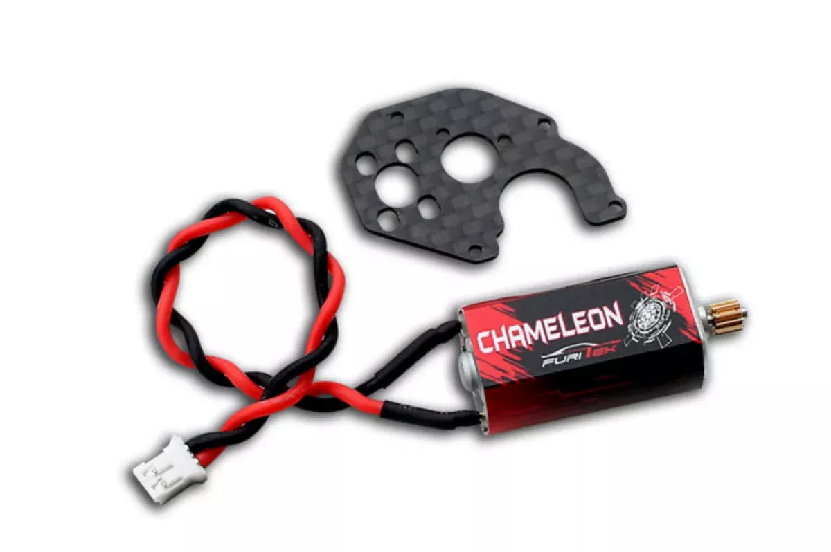Furitek 2076 Chameleon Brushed Motor with Mount for Axial SCX24