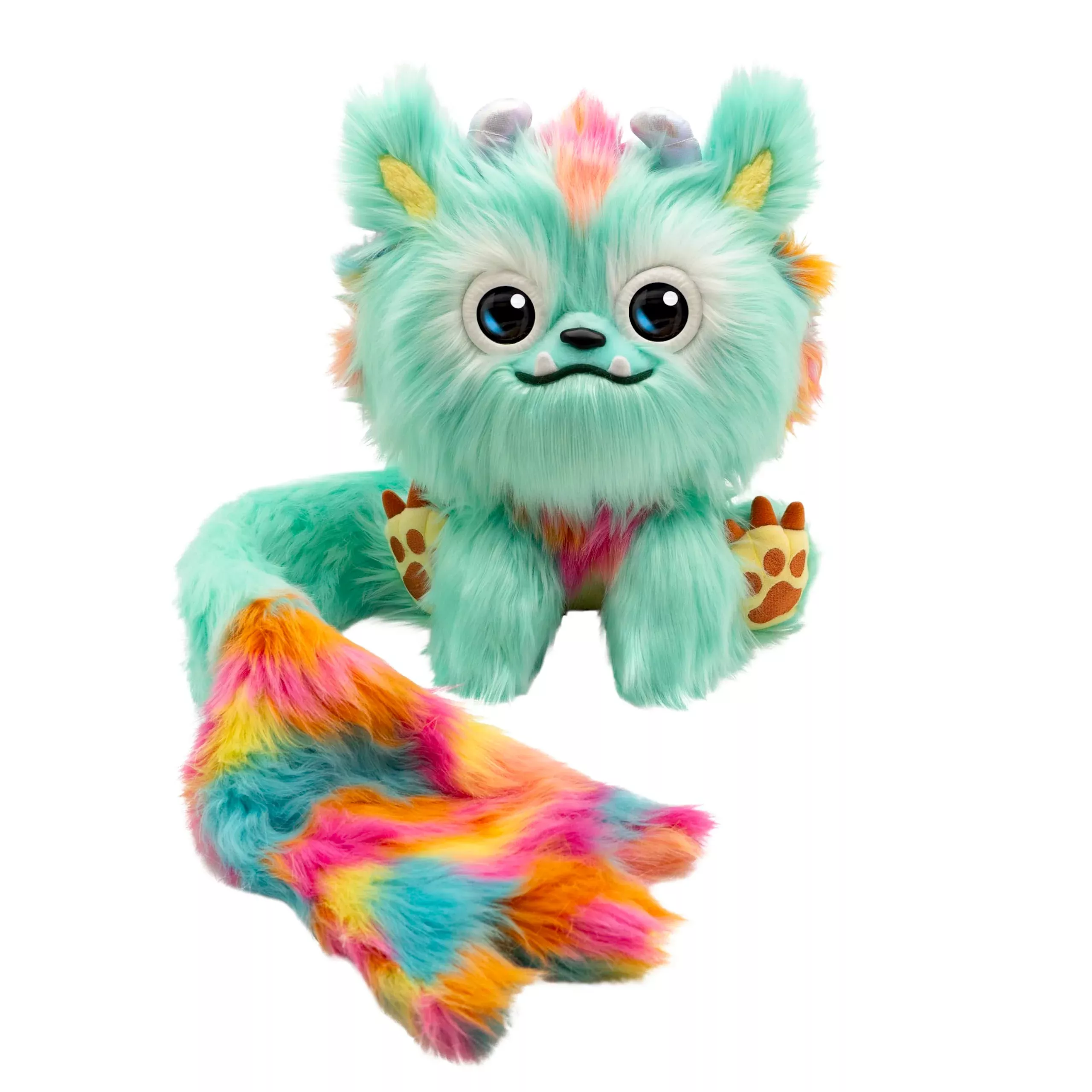 Furlings Interactive Plush Toy 13" Green Yeti, Dragon, Jackalope