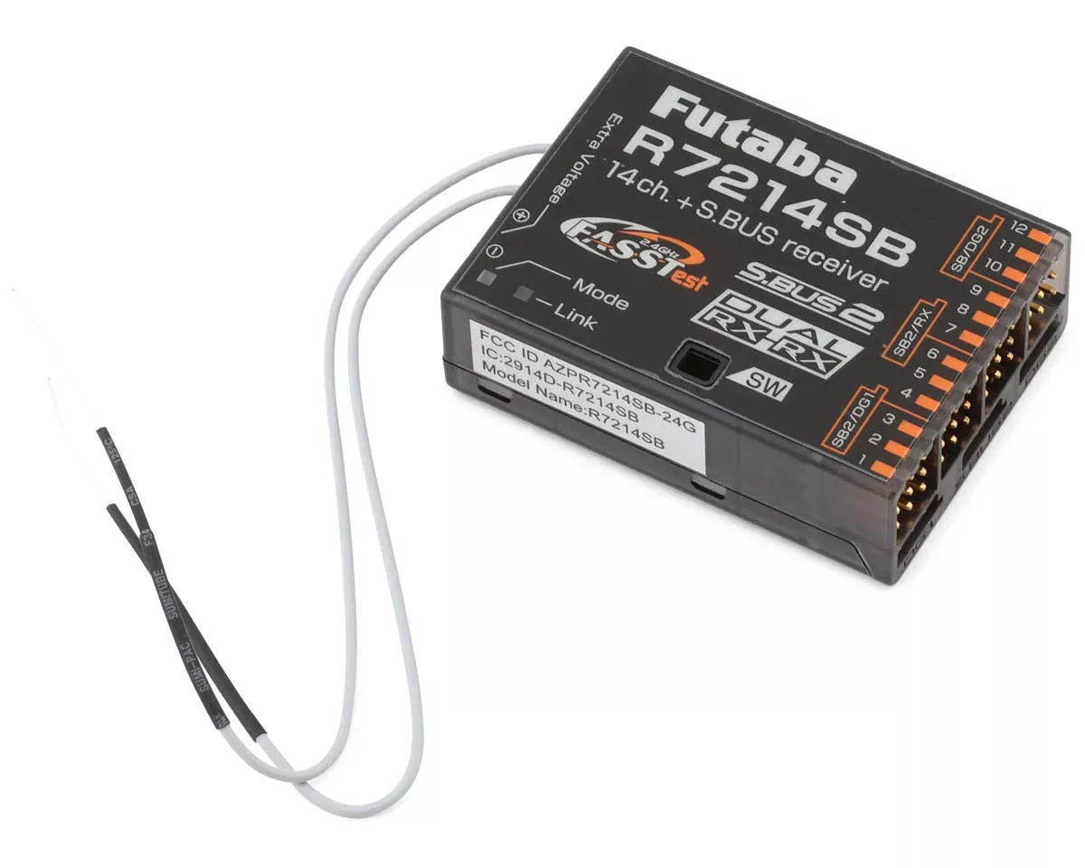 Futaba R7214SB 2.4GHz FASSTest S.Bus2 Receiver