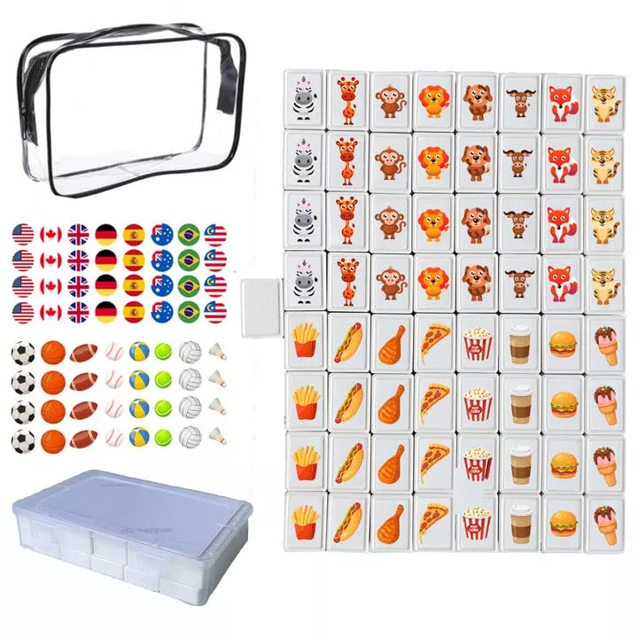 Gemormonee 65 Tiles 30Mm Seaside Escape Blocks, Seaside Escape Tiles,