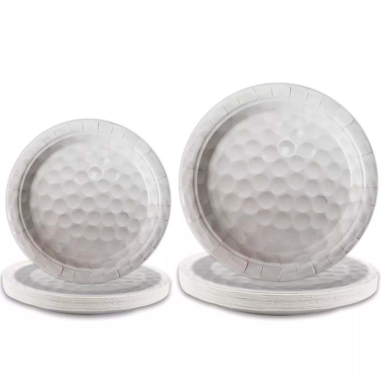 gisgfim Golf Party Plates 48 PCS Paper 7"/9" Disposable Clear