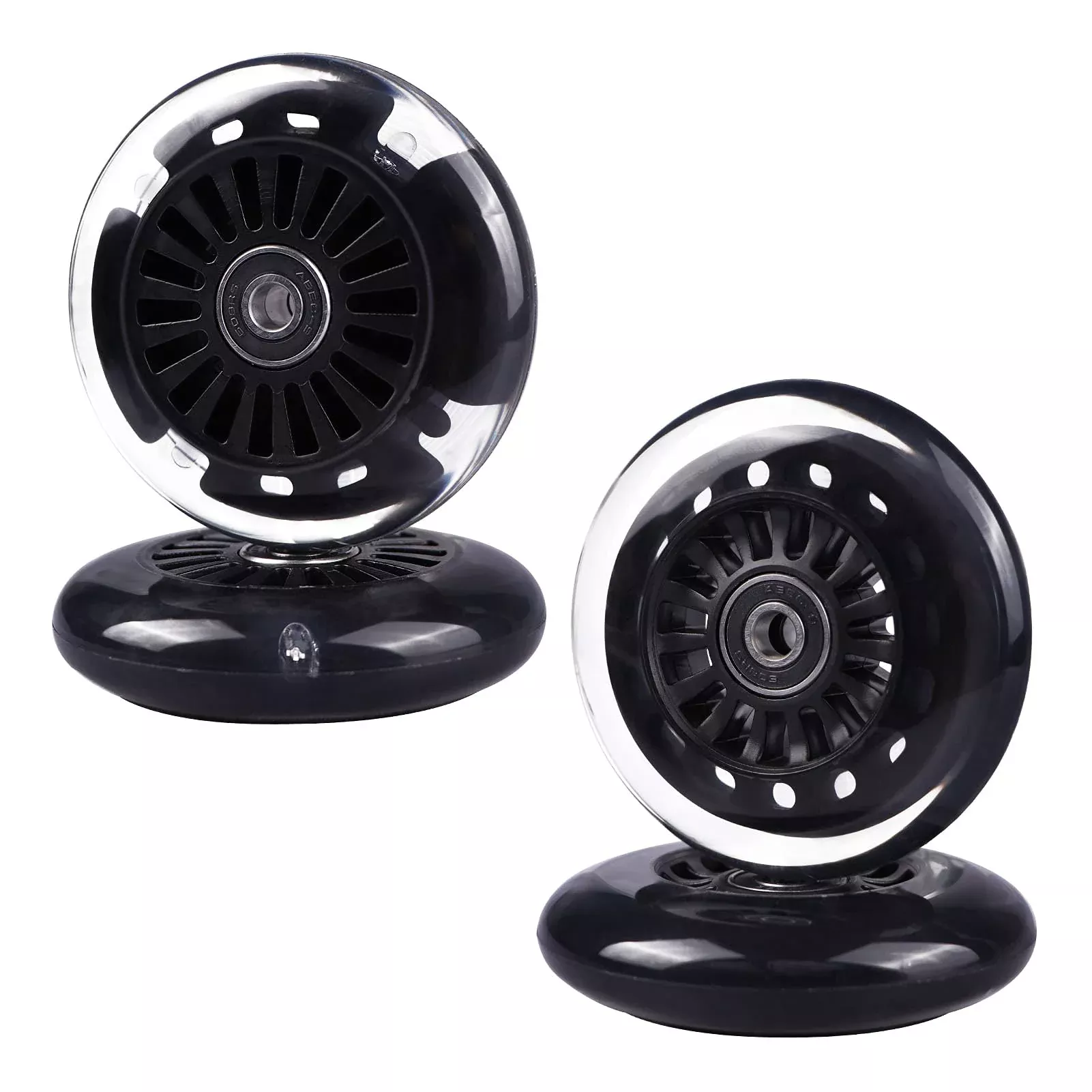 Gladeer Wiggle Car Replacement Wheels Set 90mm Pink 4-Pack