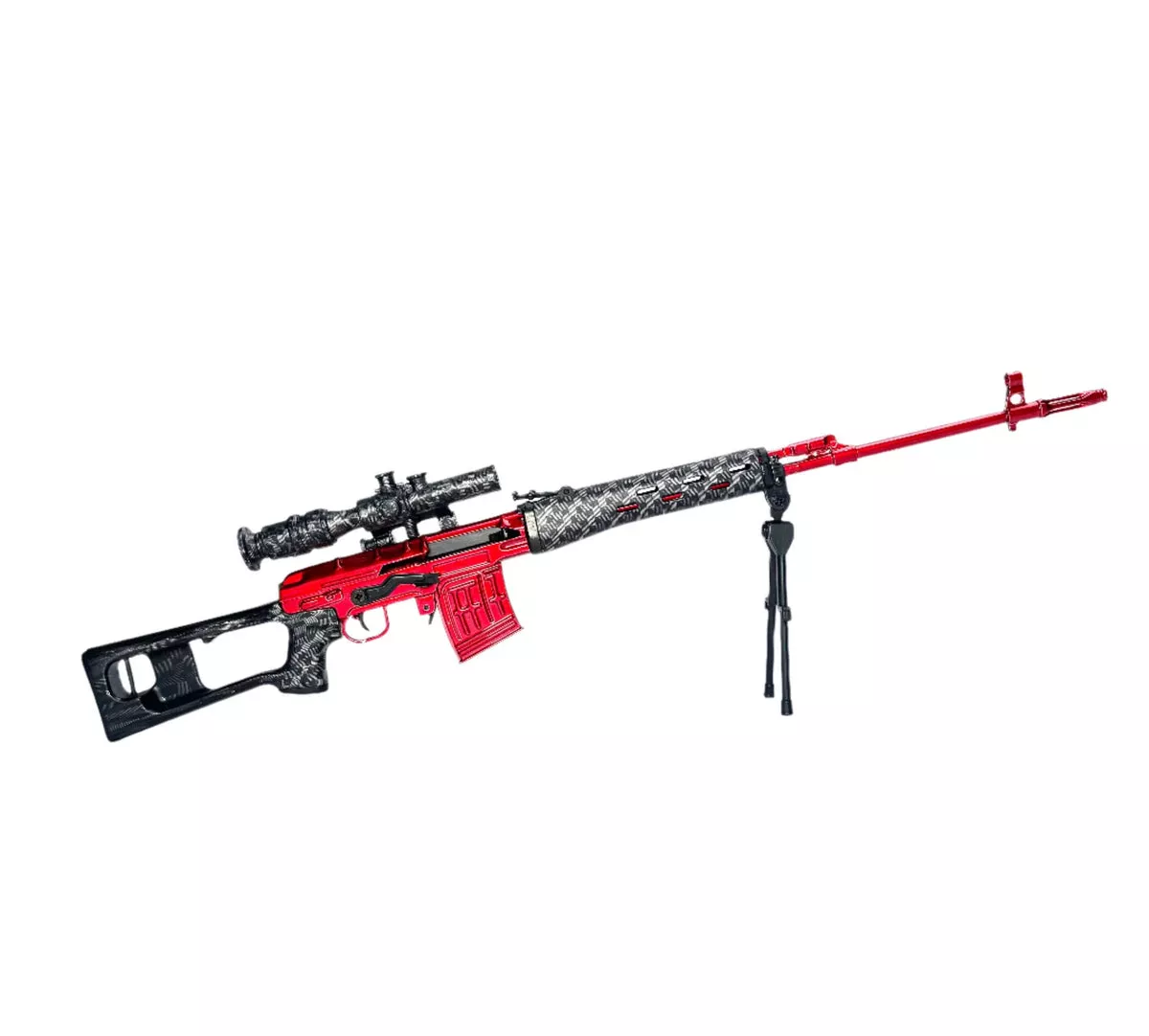 Goat Guns 1:3 Red Team SVD Special Edition Diecast Gun Model