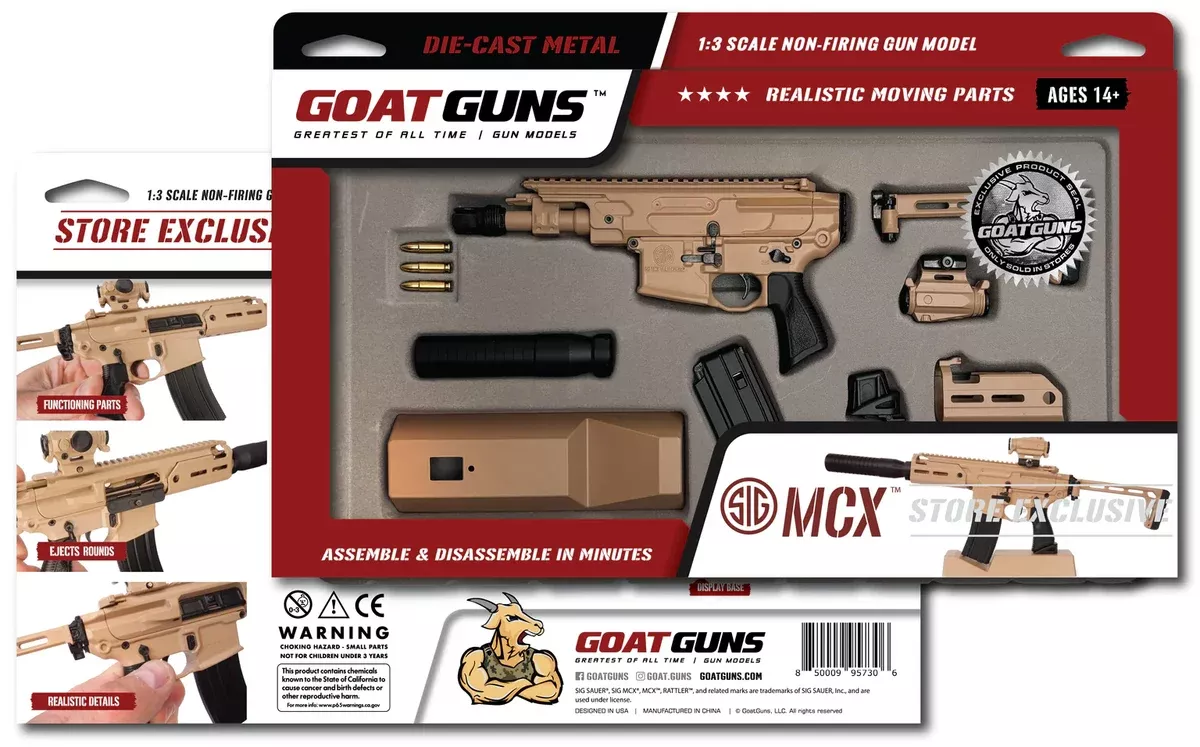 Goat Guns 1:3 Scale SIG MCX Model - Tan
