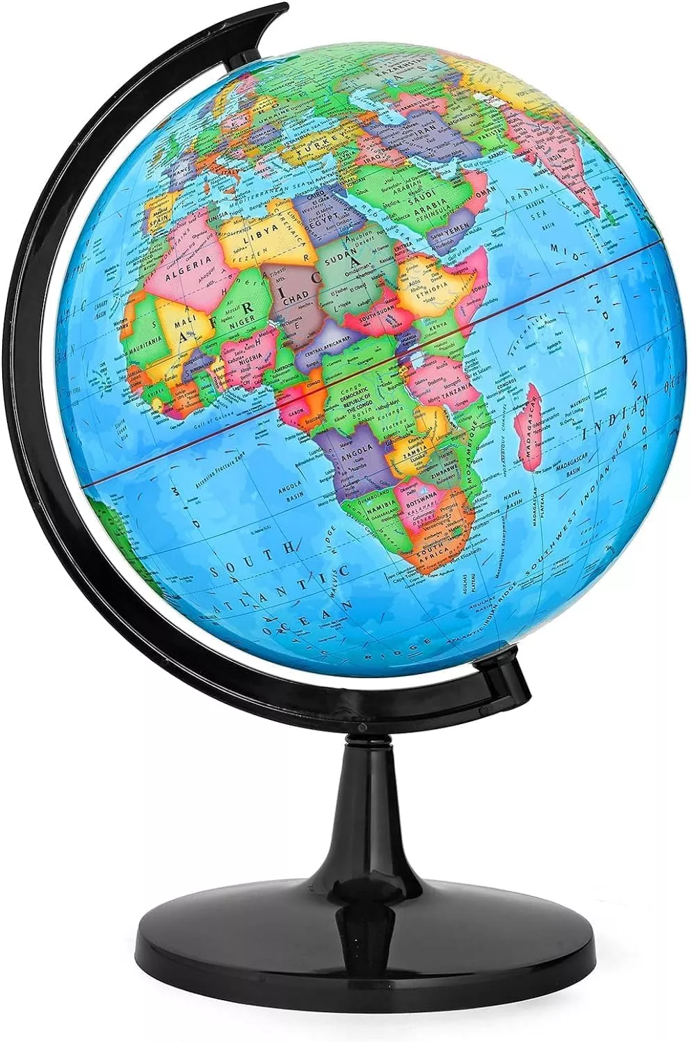 GOCHANGE Kids Globe 13in Lightweight Educational Blue Tabletop Model