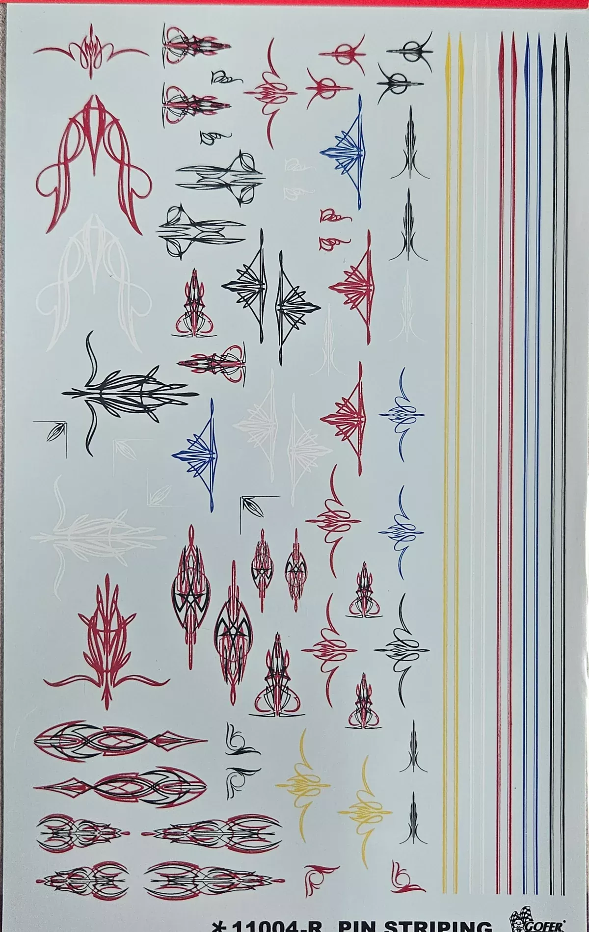 Gofer Racing Decals 11004 1/24 Decals - Pinstriping