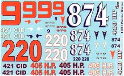 Gofer Racing Decals 11021 1/24 Decals - Pont Racing