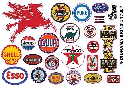 Gofer Racing Decals 17007 1/24 Diorama Signs
