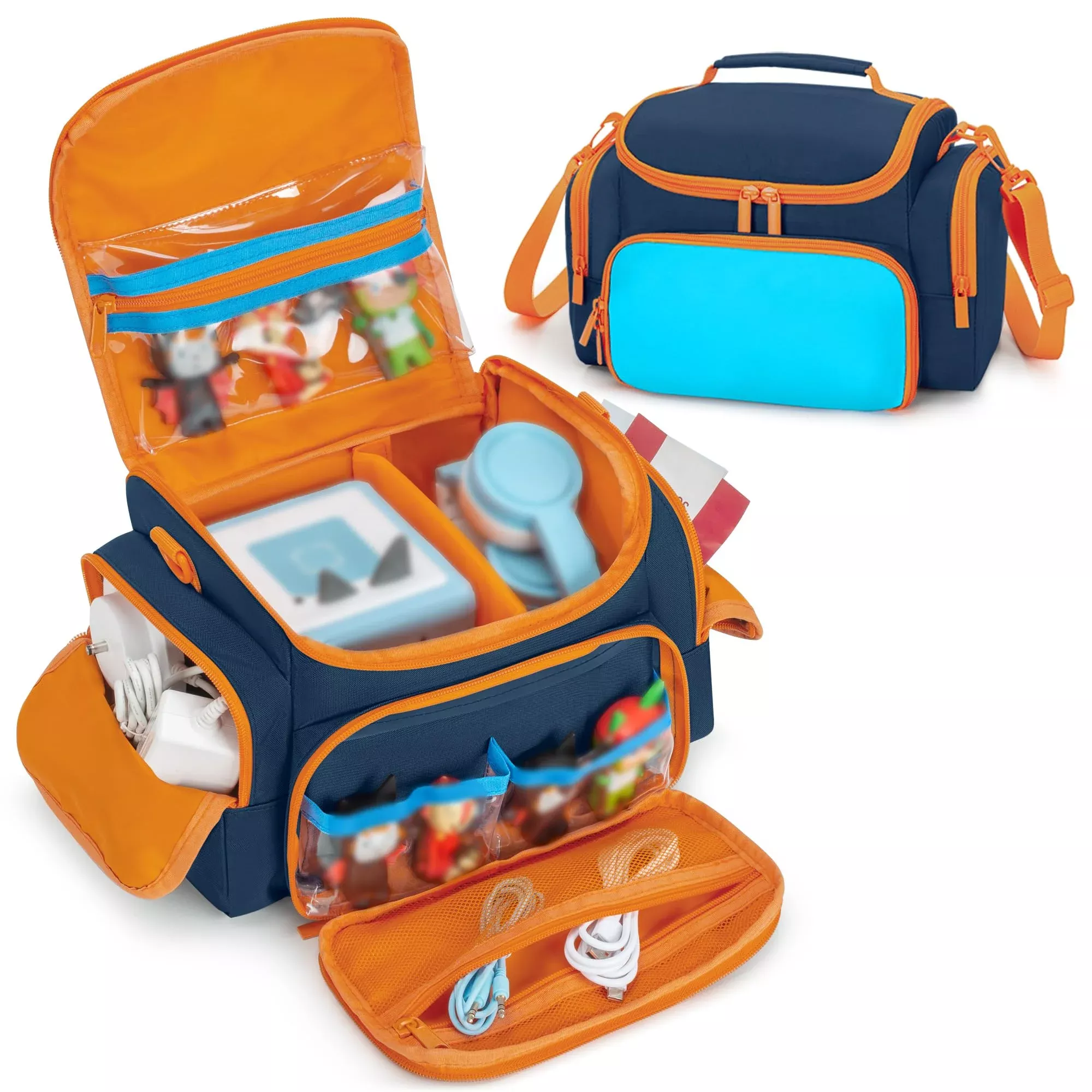 GRAOSO Audio Player Carry Case for Toniebox, Blue, 10.2