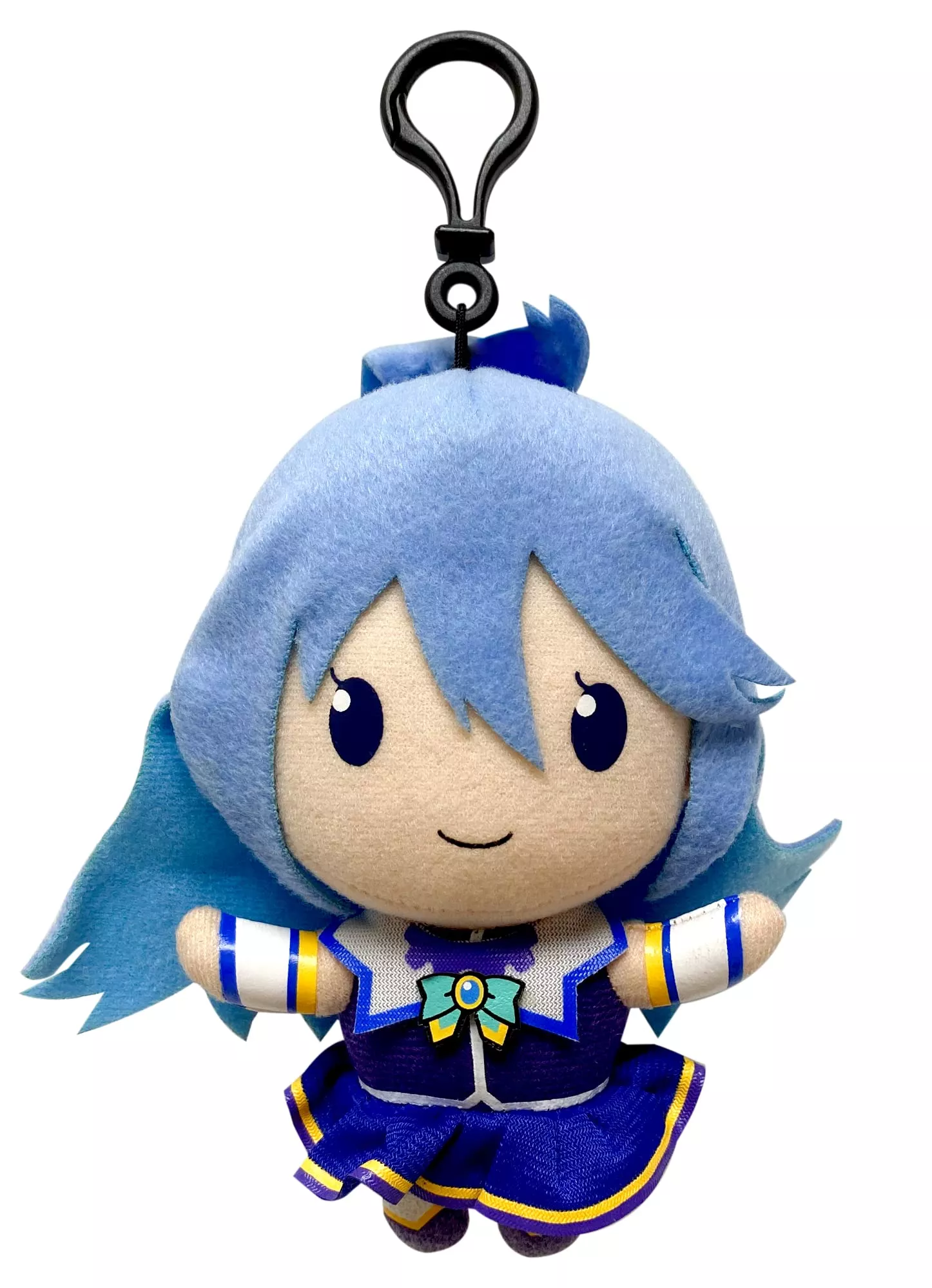 Great Eastern Entertainment Konosuba Aqua Plush 5" Blue with Clip