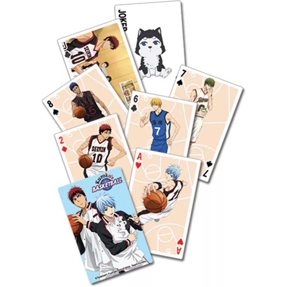 Great Eastern Entertainment Kuroko's Basketball Playing Cards 5" Multi-colored