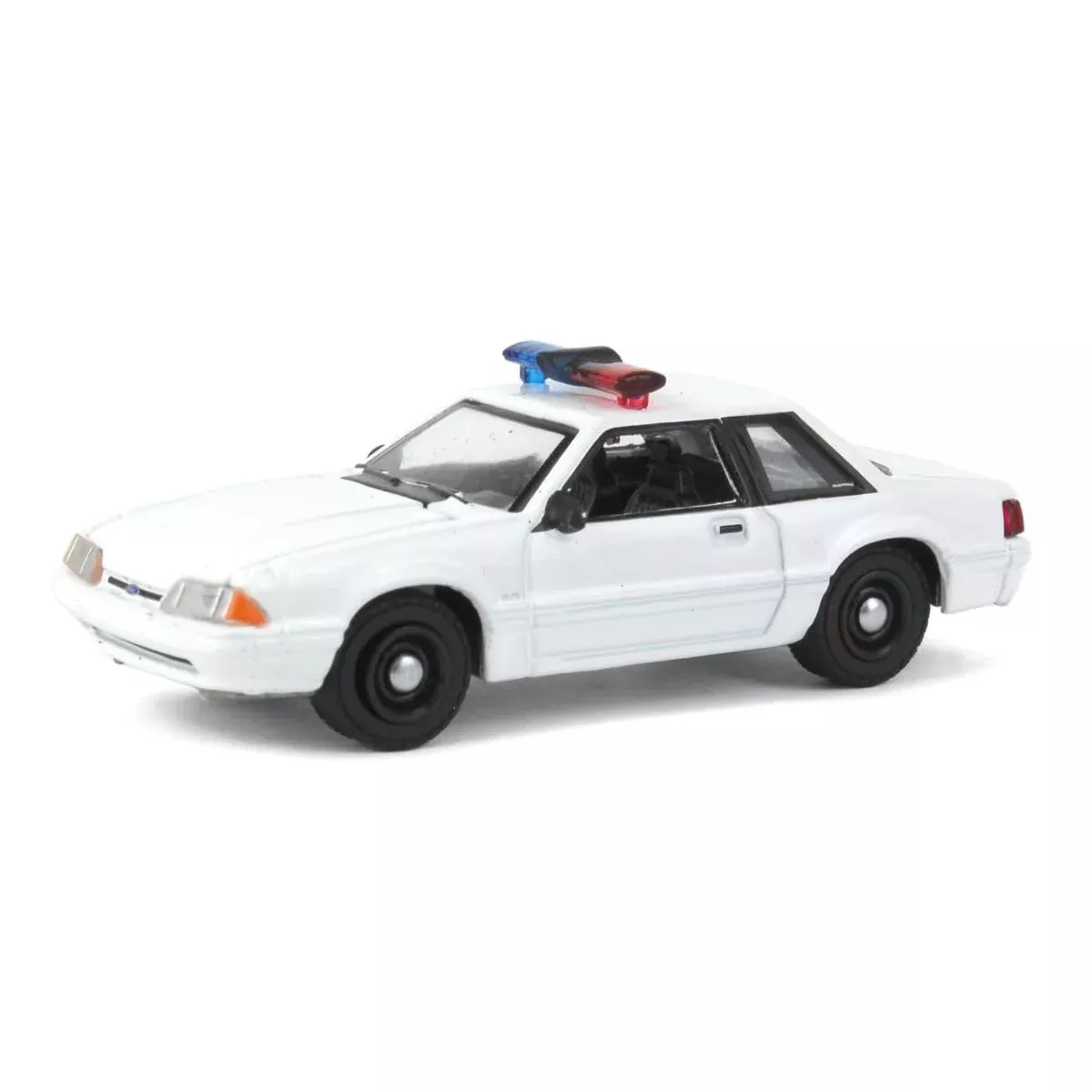 Greenlight 1/64 1987-93 Ford Mustang SSP Diecast Model White