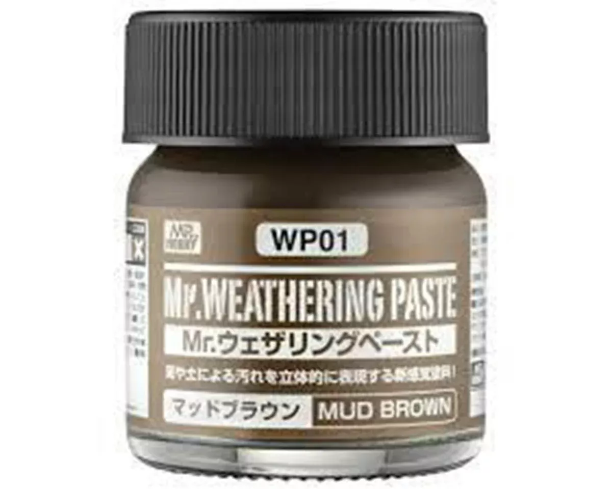 GunZe WP01 Mr. Weathering Paste Mud Brown