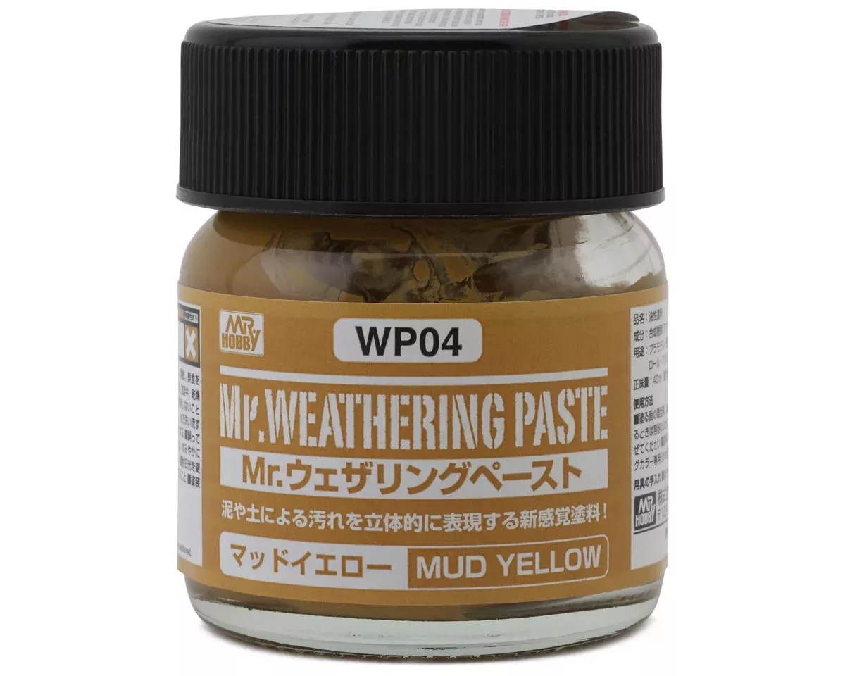 GunZe WP04 Mr. Weathering Paste Mud Yellow