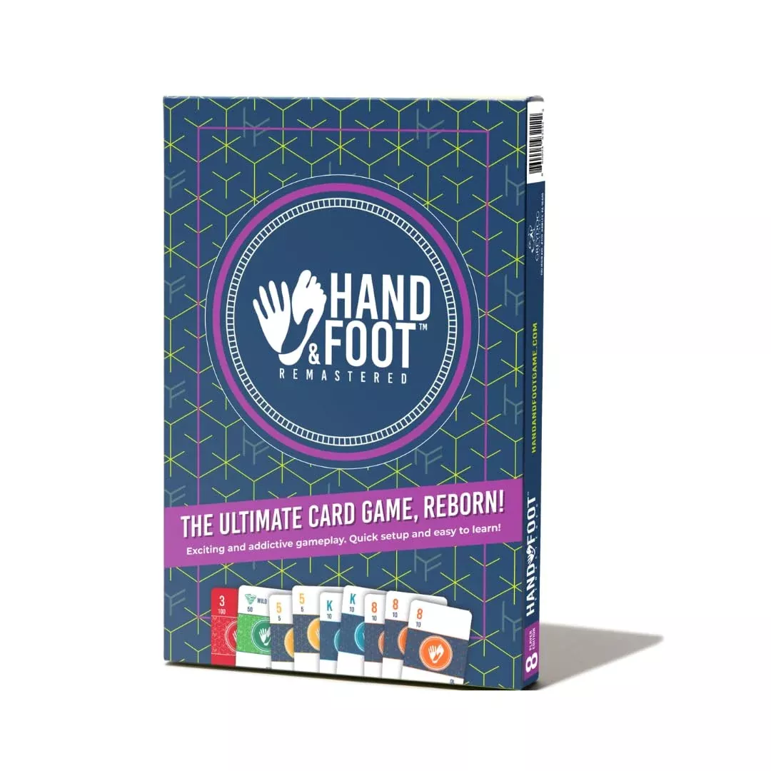 Hand & Foot Remastered 8 Player Edition Game - Multi Color, Paper Mate