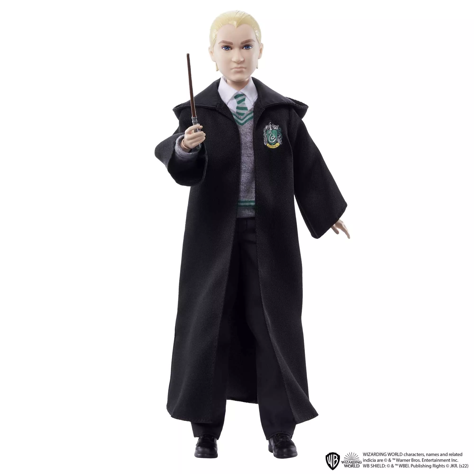 Harry Potter Draco Malfoy Doll Slytherin Robe One Size Multicolor