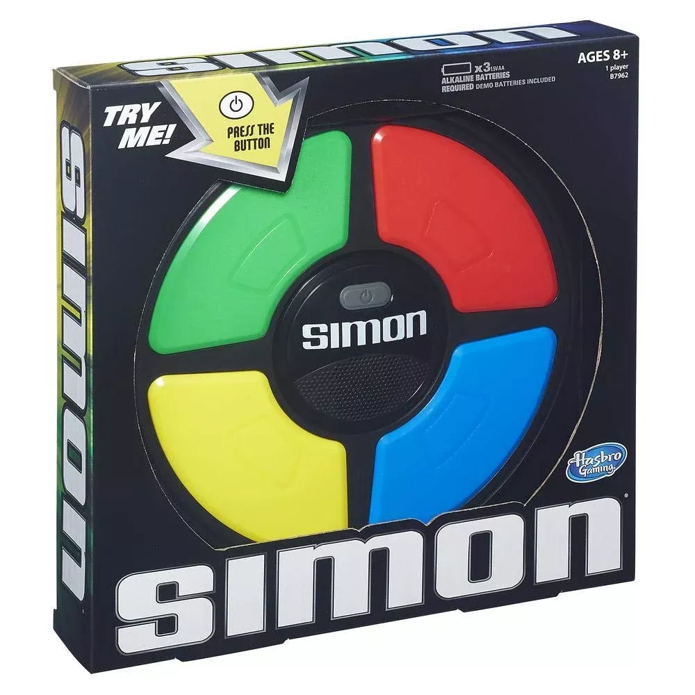 Hasbro Gaming Simon Electronic Memory Game - 1 Count, Plastic, Model 1
