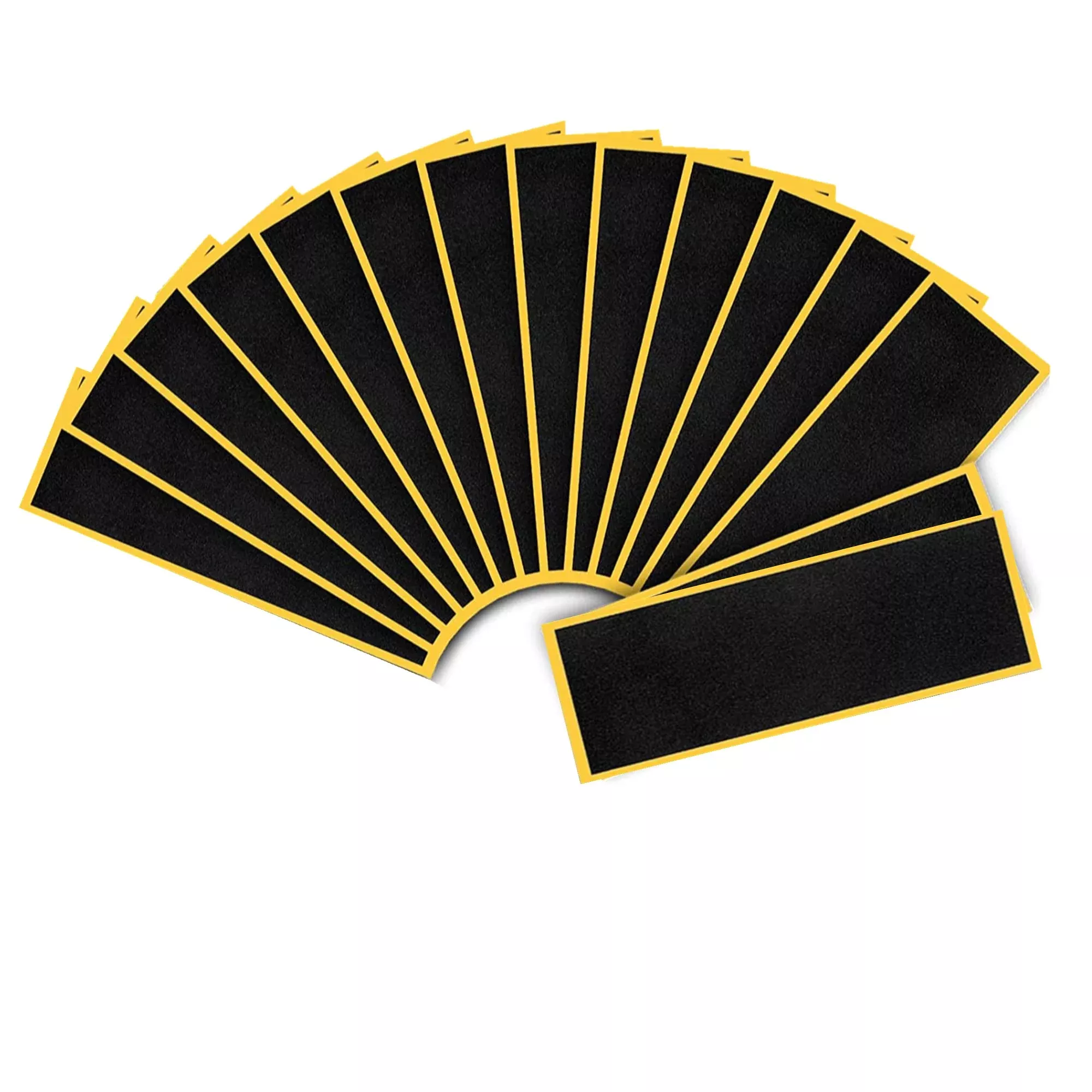Hasefam Foam Grip Tape for Fingerboards, Black, 15 Sheets, 4.