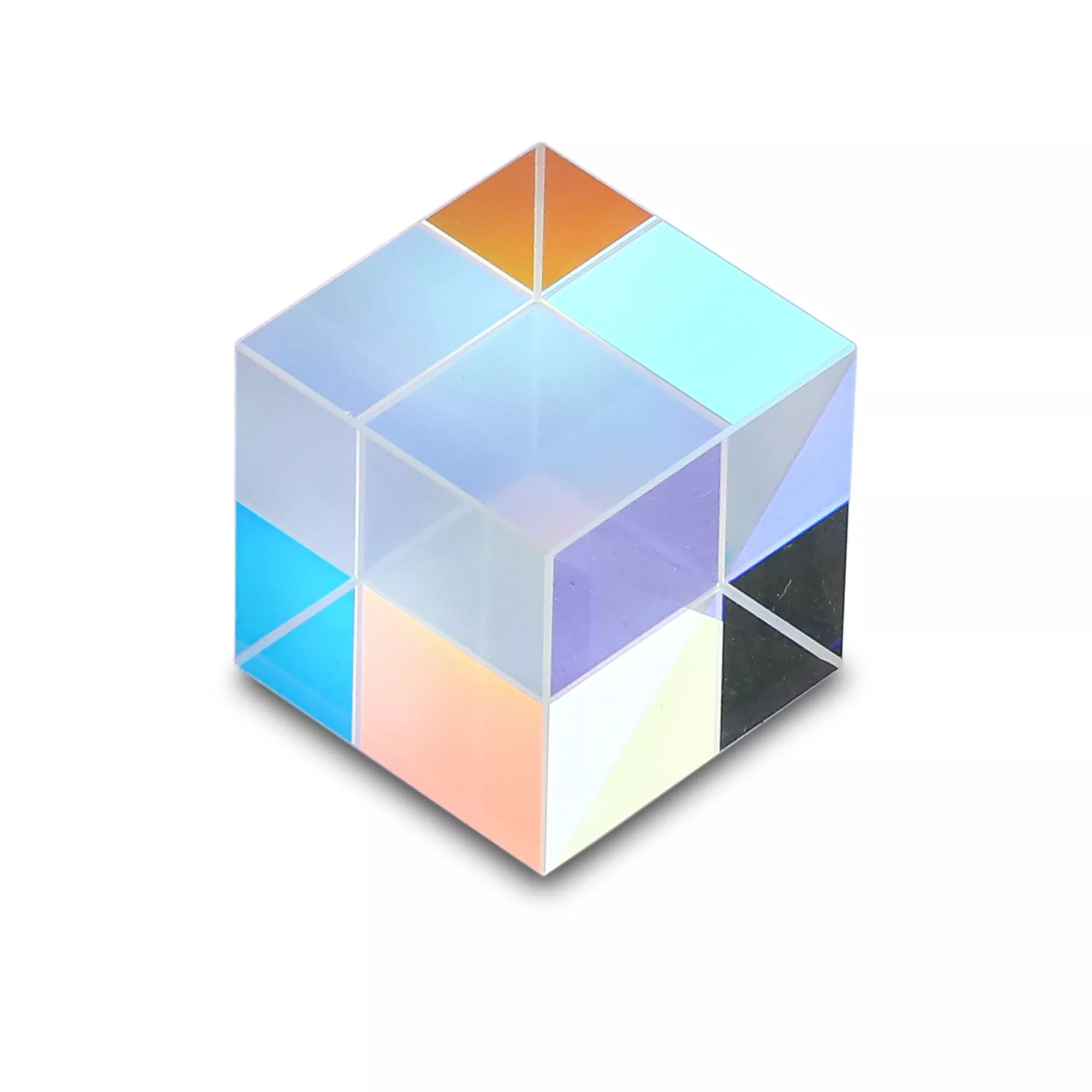 HDCRYSTALGIFTS 20mm RGB Prism for Teaching Light Spectrum - Blue