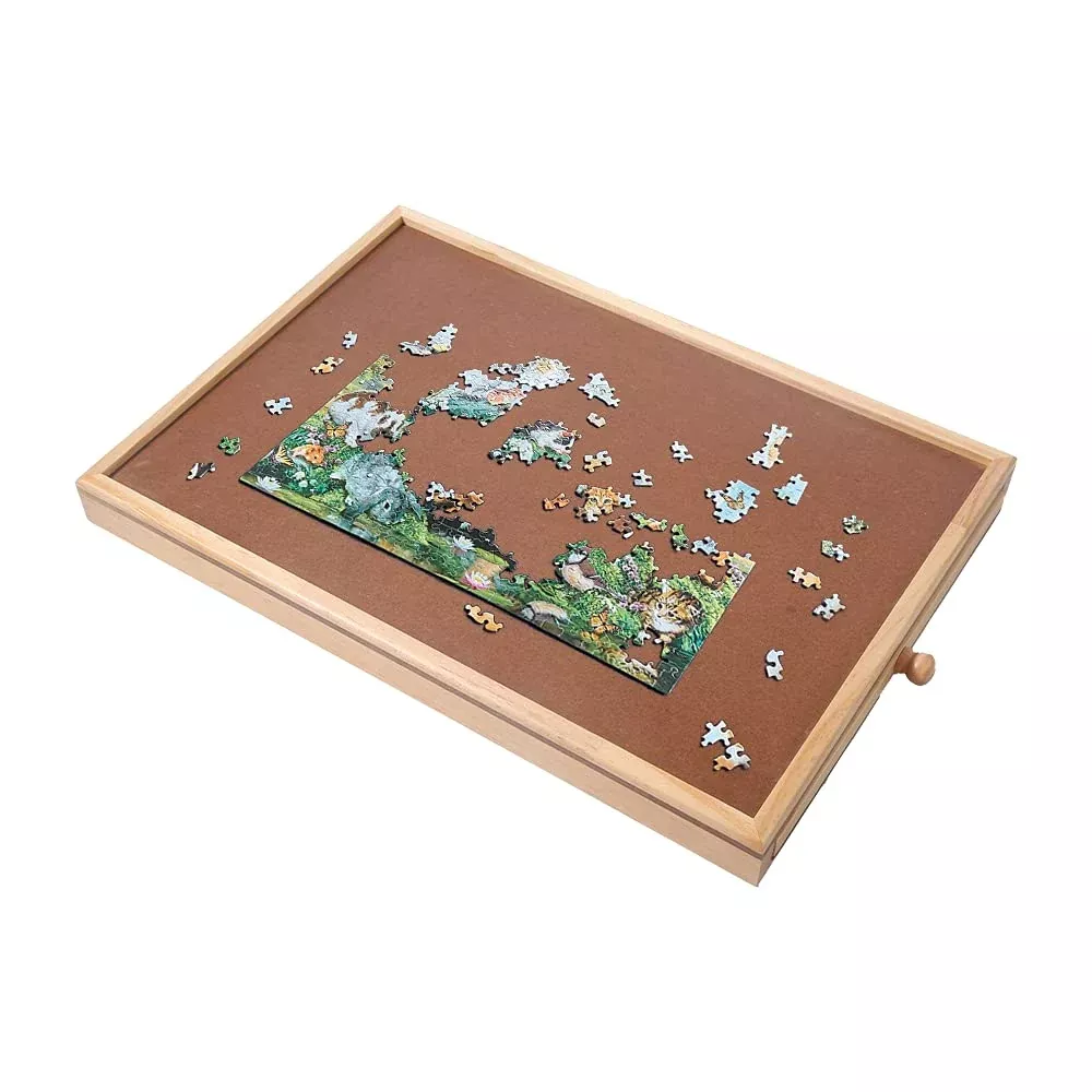 Hehimhis Puzzle Tables For Drawers, Small Jigsaw Puzzle Board 12Inch X