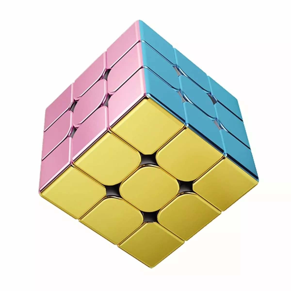 HELLOCUBE Cyclone 3x3 Speed Cube - Macaron Magnetic Stickerless Reflec